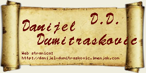 Danijel Dumitrašković vizit kartica